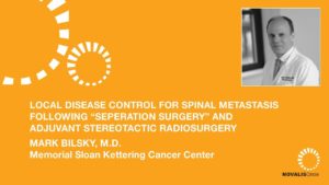 Local Disease Control for Spinal Metastasis Following 'Separation Surgery' and Adjuvant Stereotactic Radiosurgery