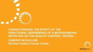 Characterizing the Effect of the Directional Dependence of a MicroDiamond Detector...