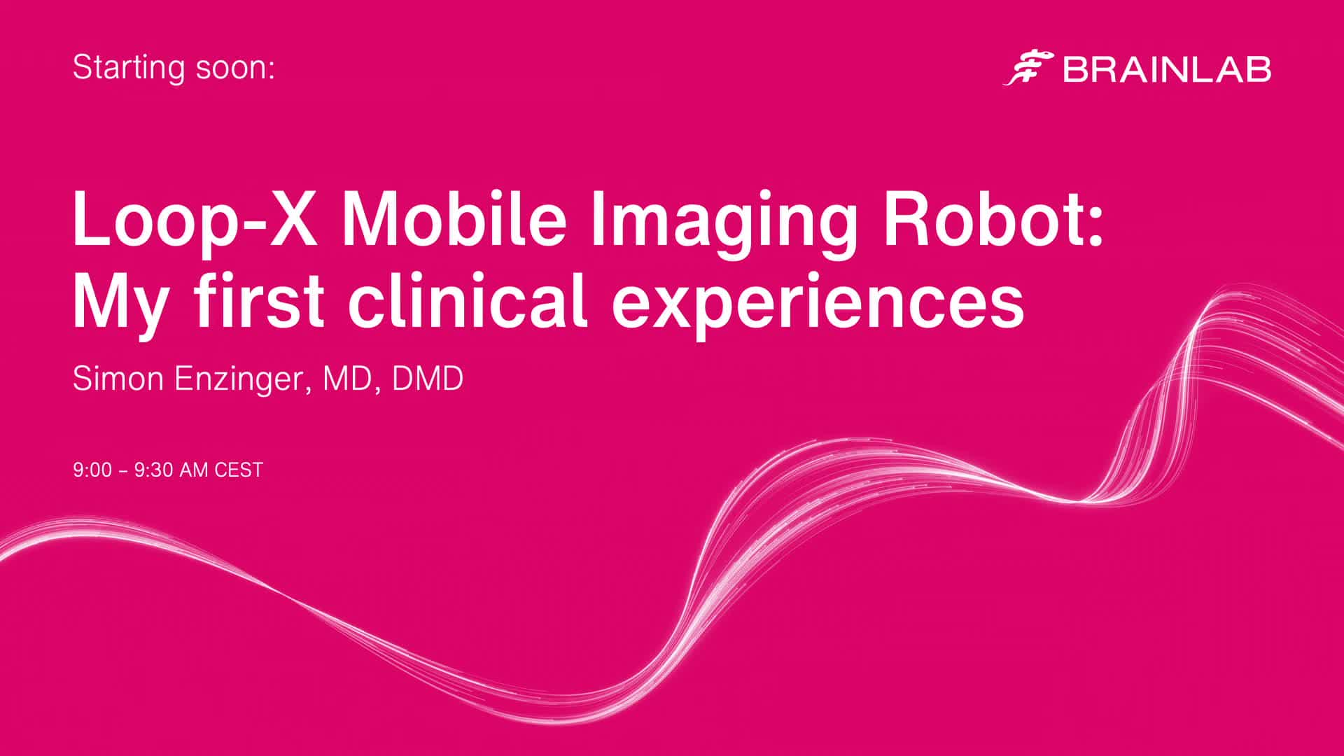 Brainlab Video CMF Symposium 3 LoopX Mobile Imaging Robot My